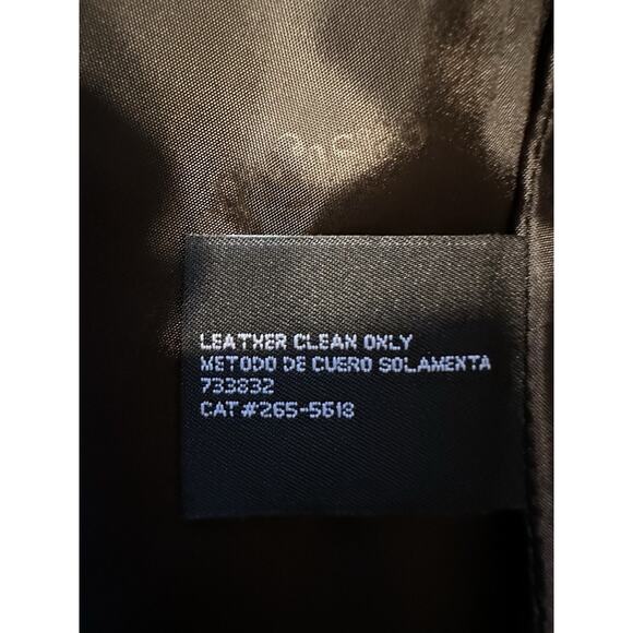 Genuine Leather Jacket East 5th Petite Medium Brown - Picture 9 of 12